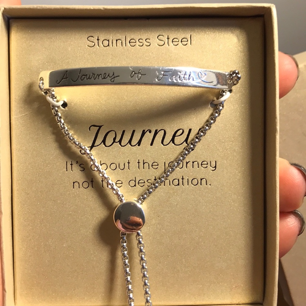 Stainless Steel bolo Journey bracelet